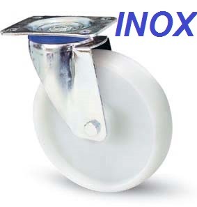 INOX poliamid forgó villa 100 mm