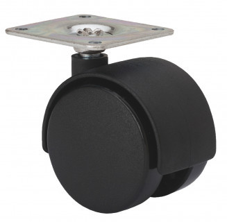 bútor görgő talpas 40 mm forgó villás