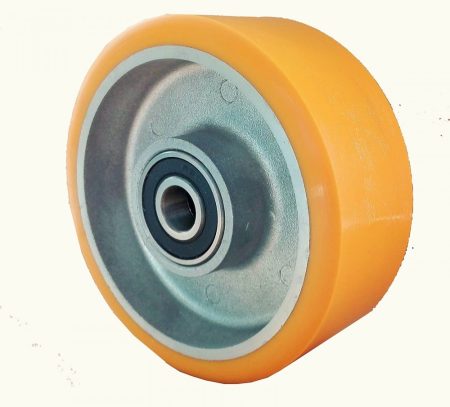 Aluminium kerék PUR futófelülettel 100 mm