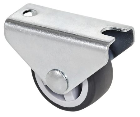 Szürke nyommentes gumis kerék FIX villa 30 mm